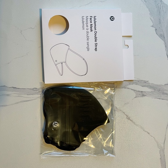 lululemon Double strap face mask Dark Oliver - Picture 2 of 6